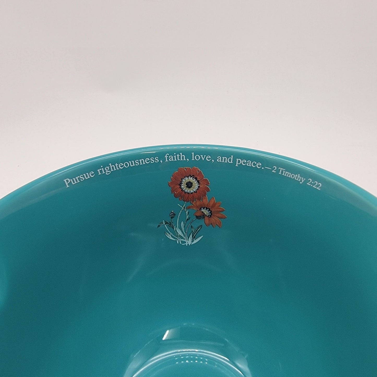 Abbey Gift "Woman Of Faith" Mixing Bowl With Handle & Scripture Verse