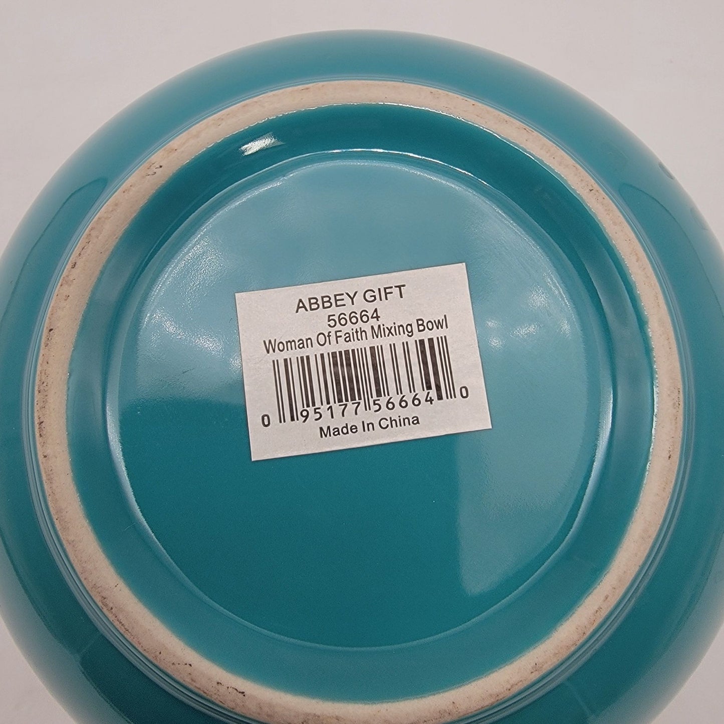 Abbey Gift "Woman Of Faith" Mixing Bowl With Handle & Scripture Verse