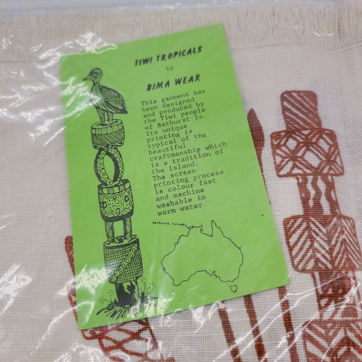 Tiwi Tropicals Bima Wear Screen Printed Cotton Placemats Set Of 4