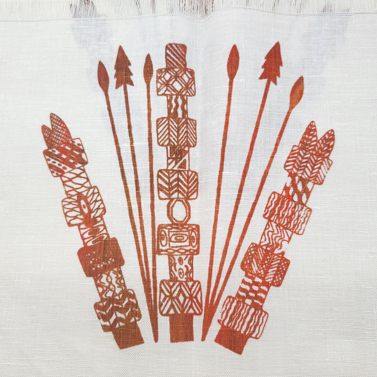 Tiwi Tropicals Bima Wear Screen Printed Cotton Placemats Set Of 4