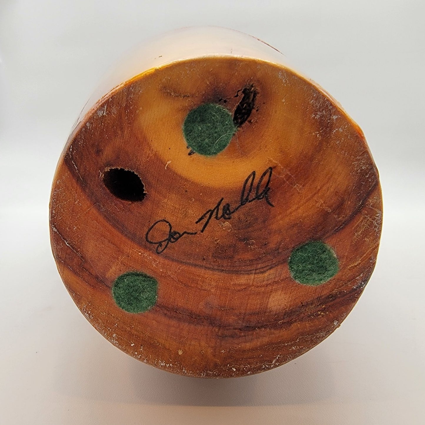 Don Noble Aspen Cove Studios Large Burl Wood Vase
