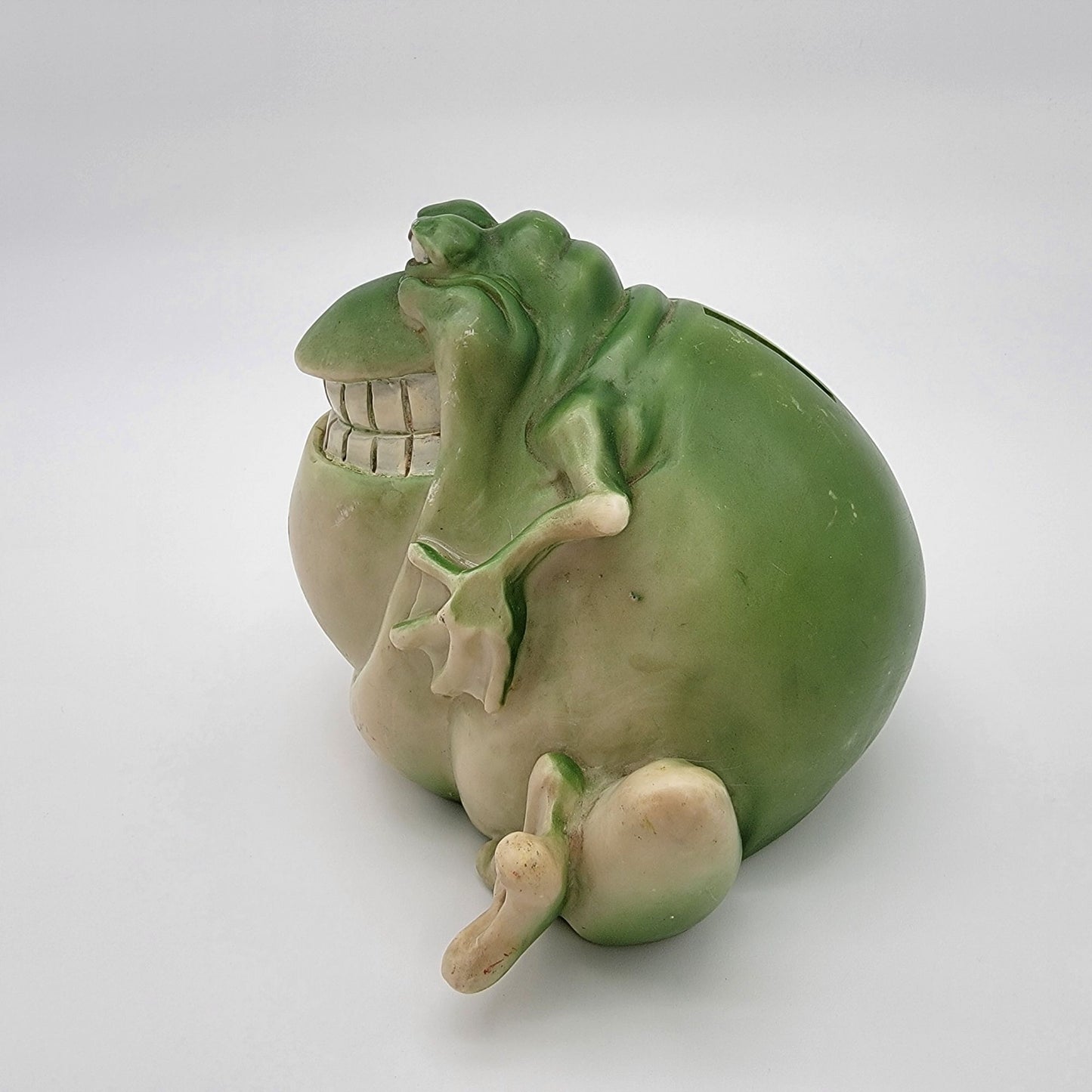 Vintage Italian Paolo Chiari Smiling Frog Coin Bank