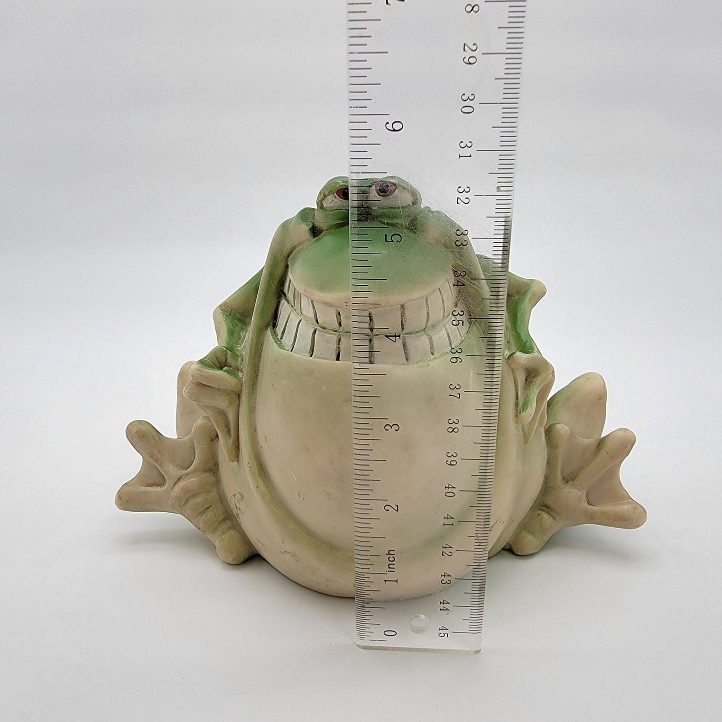 Vintage Italian Paolo Chiari Smiling Frog Coin Bank