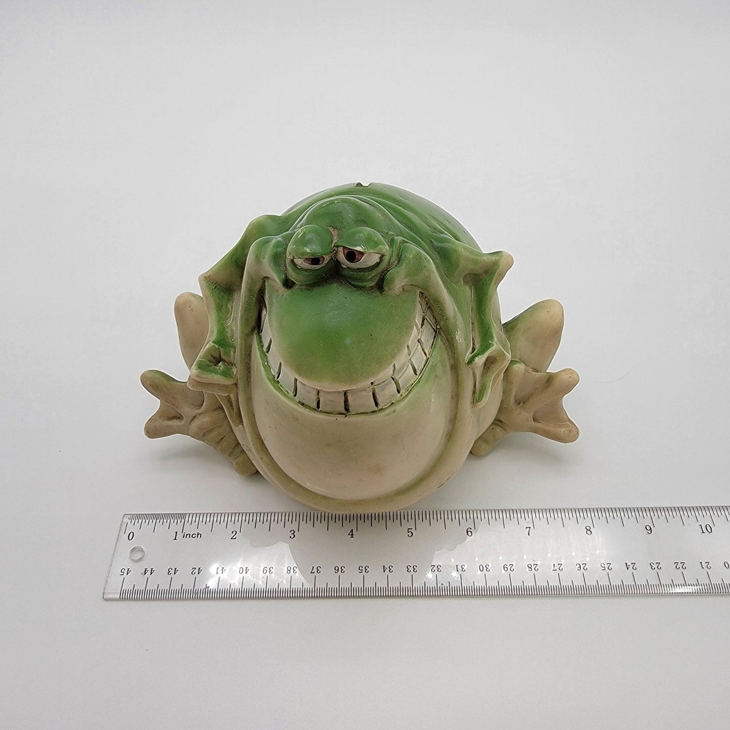 Vintage Italian Paolo Chiari Smiling Frog Coin Bank