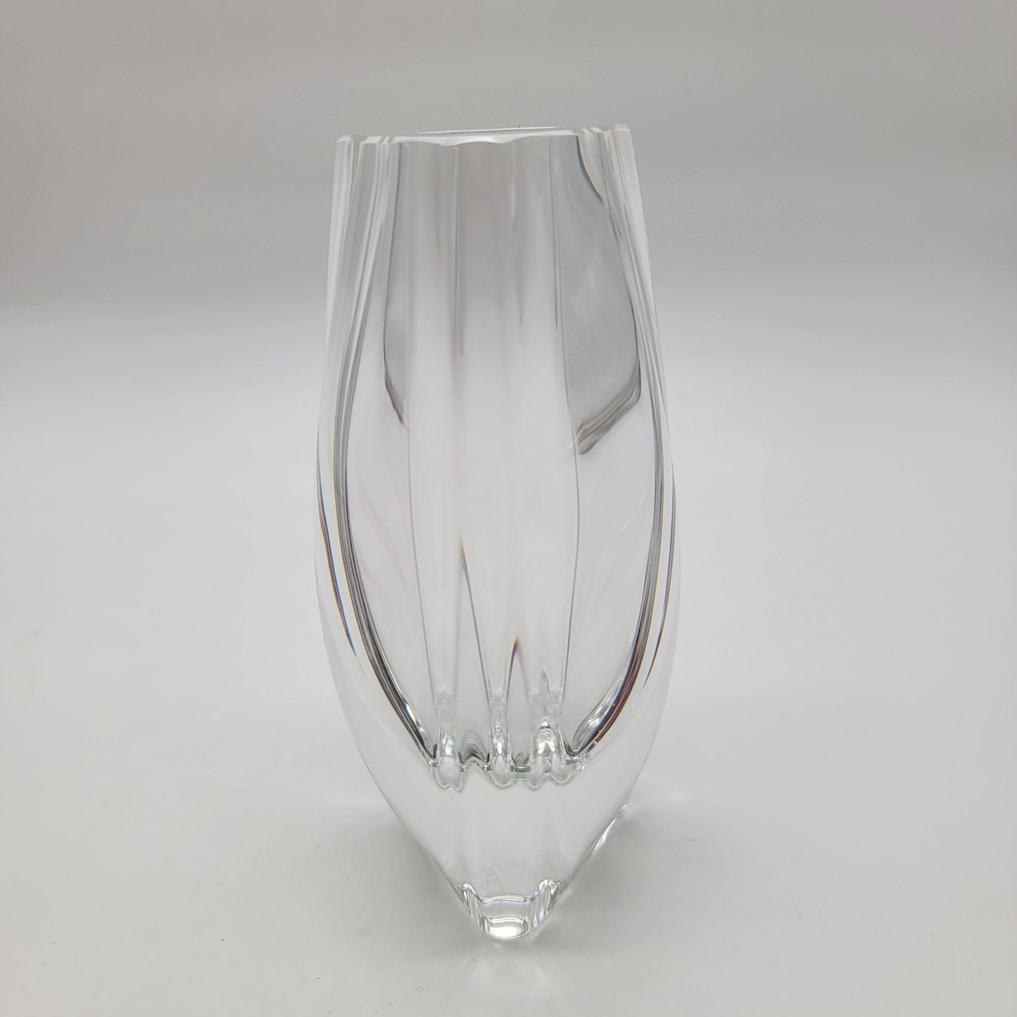 Vintage Baccarat Crystal Bouton D'or Vase With Original Box
