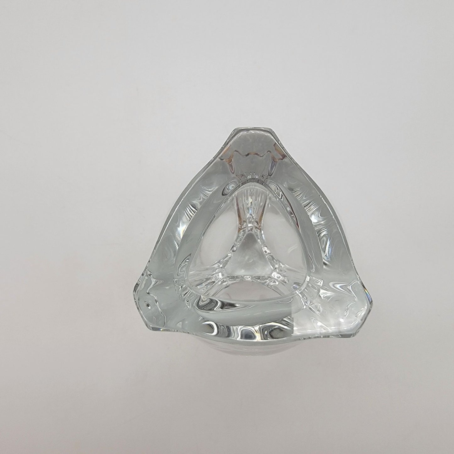 Vintage Baccarat Crystal Bouton D'or Vase With Original Box
