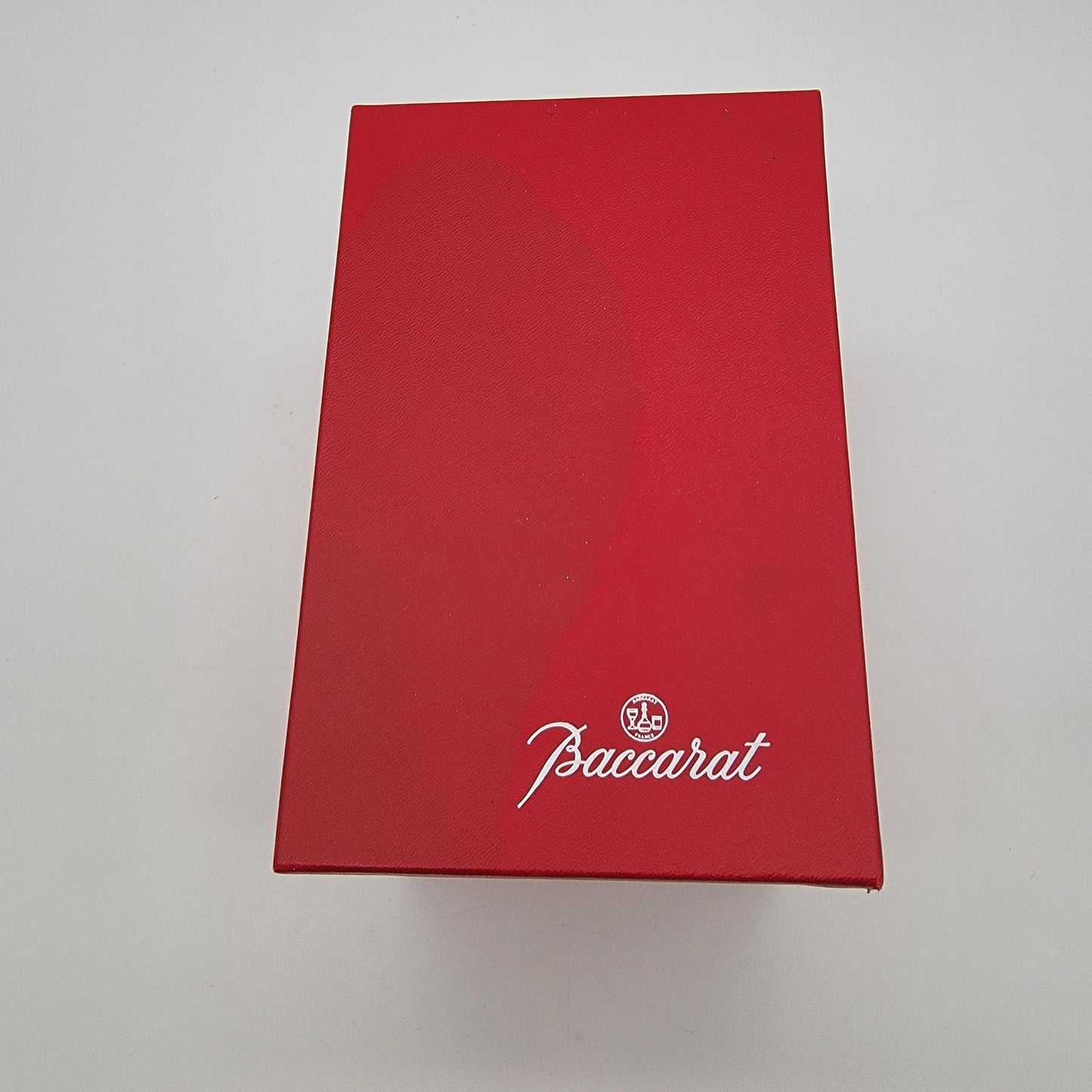 Vintage Baccarat Crystal Bouton D'or Vase With Original Box