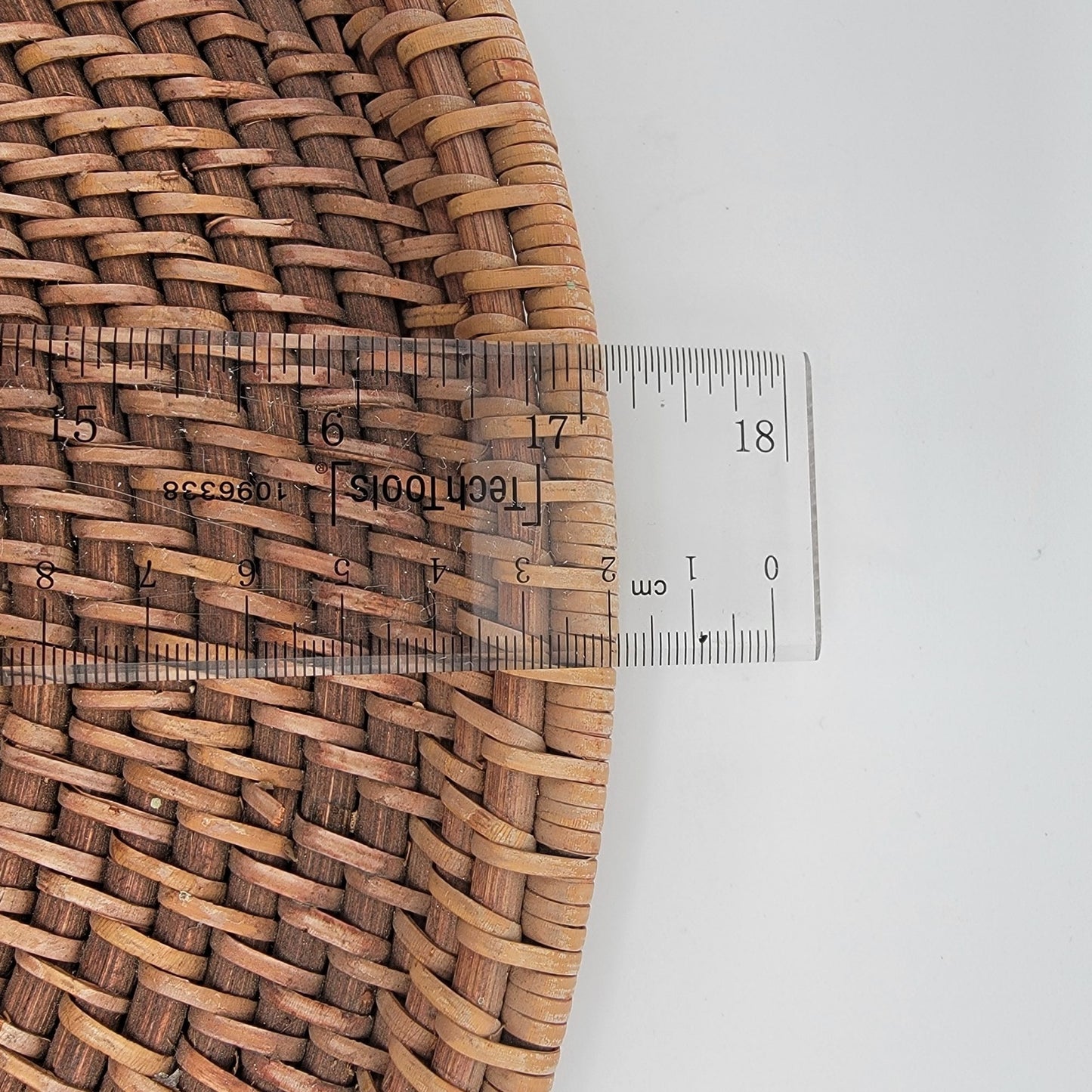 Woven Selections By The Pampered Chef Rattan Serving Tray With Handles