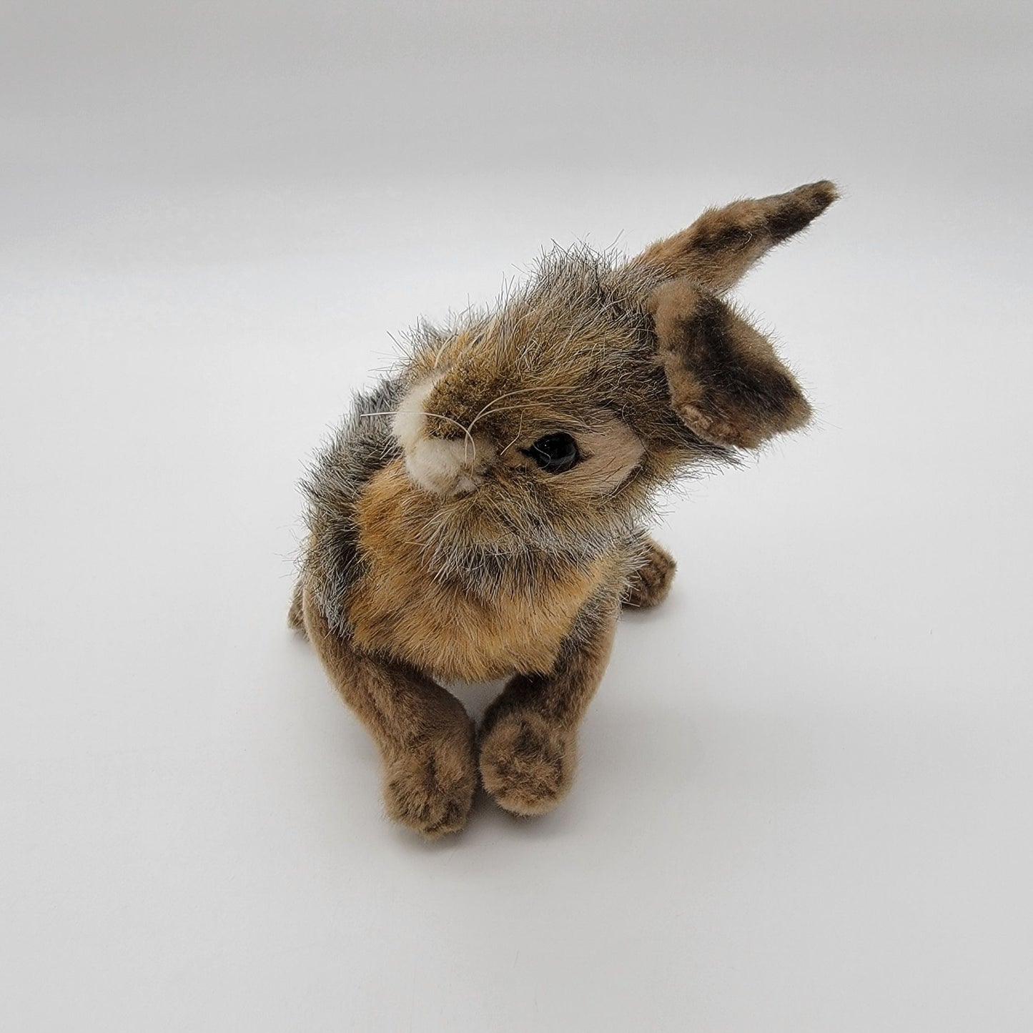 Vintage Hansa Toys Black-Tailed Jack Rabbit Plush Hare