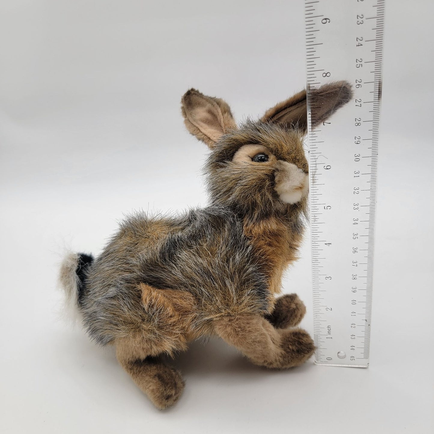 Vintage Hansa Toys Black-Tailed Jack Rabbit Plush Hare
