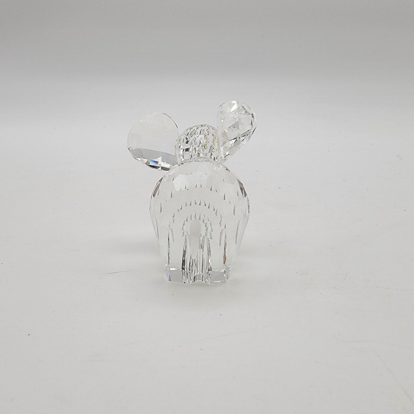 Swarovski Silver Crystal Baby Elephant Figurine With Box & Certificate