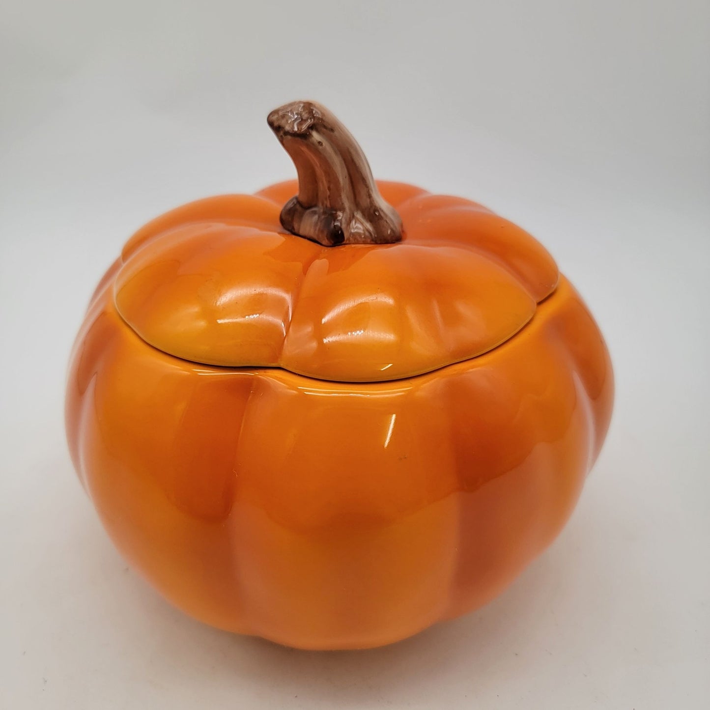 Teleflora Gift Pumpkin Canister Lidded Dish