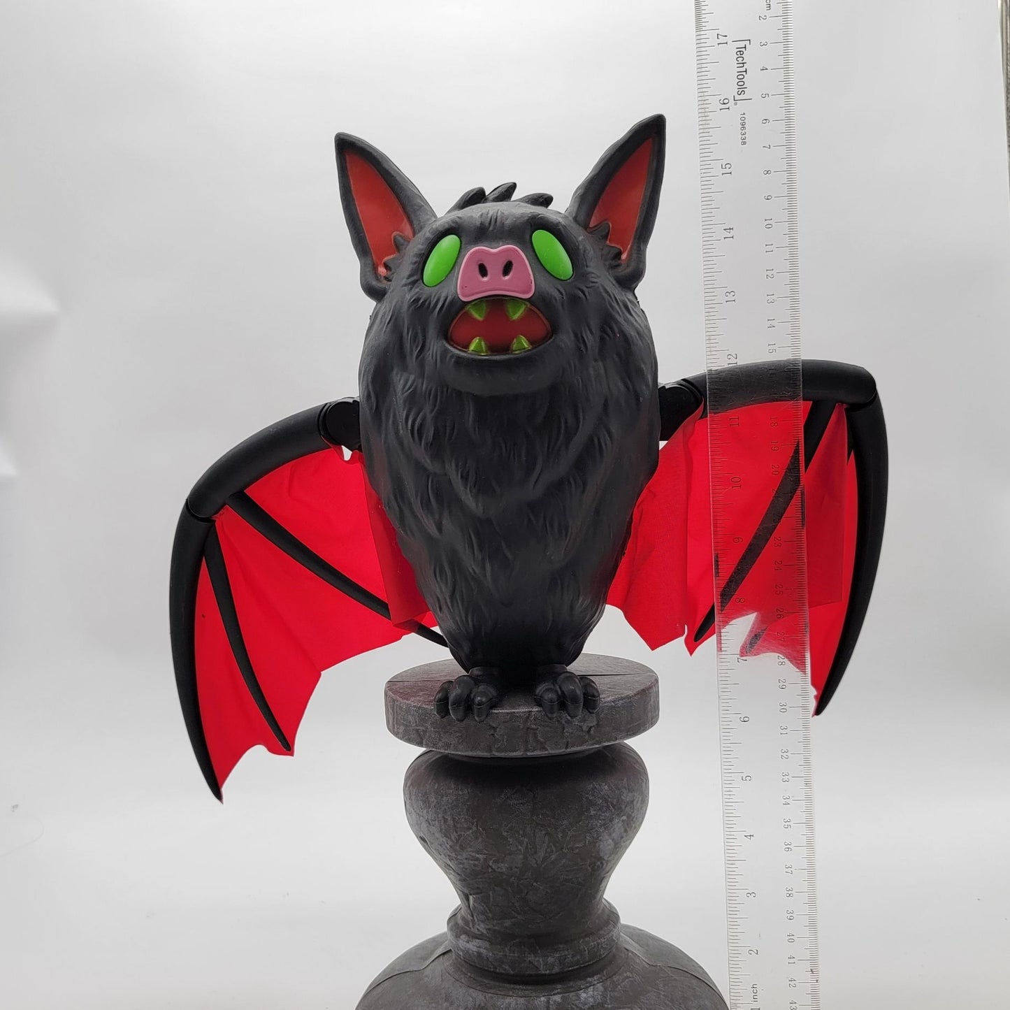 Hyde & EEK! Boutique Animated Bat On Pedestal Halloween Decor