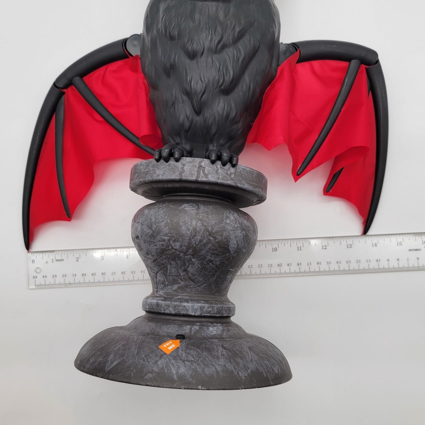 Hyde & EEK! Boutique Animated Bat On Pedestal Halloween Decor