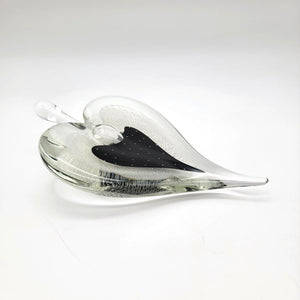 Vintage Michael Nourot Art Glass Heart Perfume Bottle