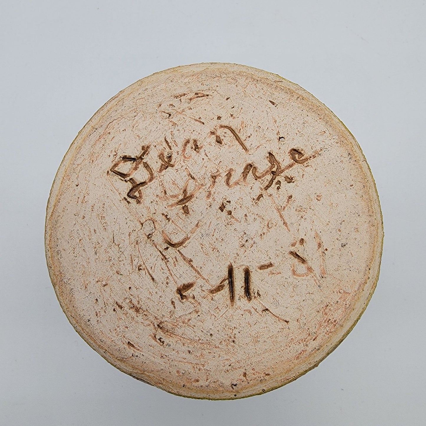 Signed 1981 Art Pottery Vase With Flared Rim & Earthy Glaze