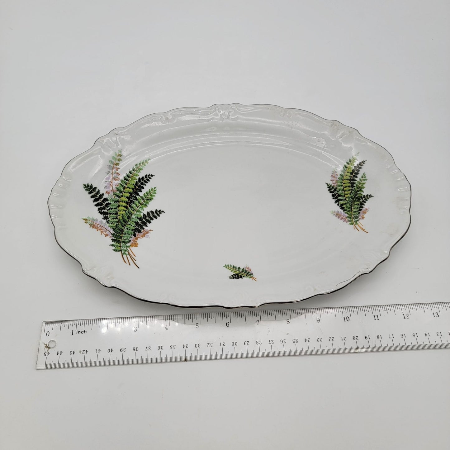 Winterling Bavaria Oval Serving Platter With Fern Design