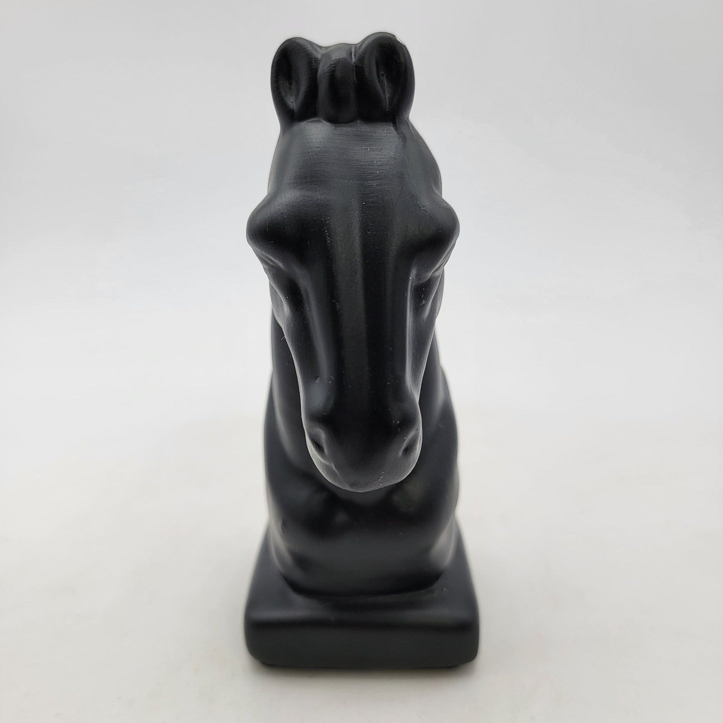 Black Horse Head Knight Chess Piece
