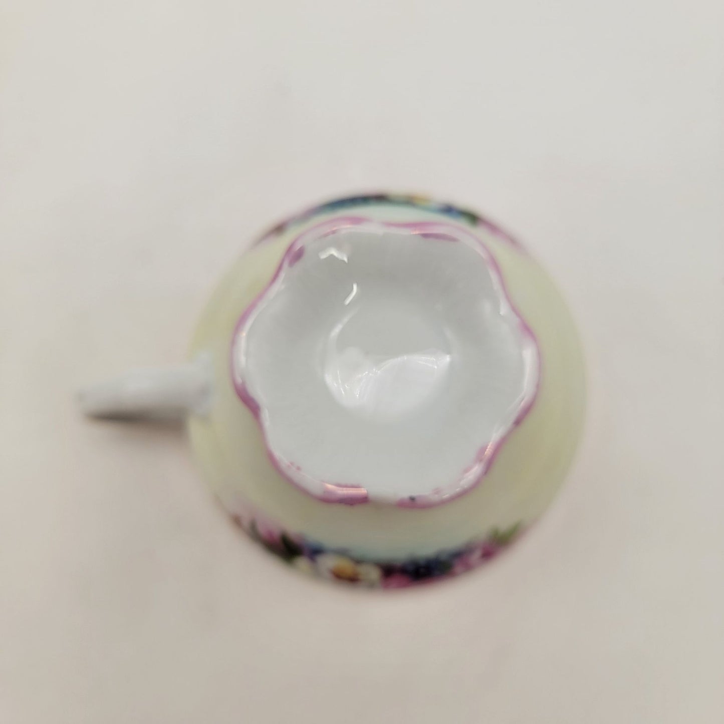 Antique Tea Cup & Saucer Pink Floral & Gold Gilded Details