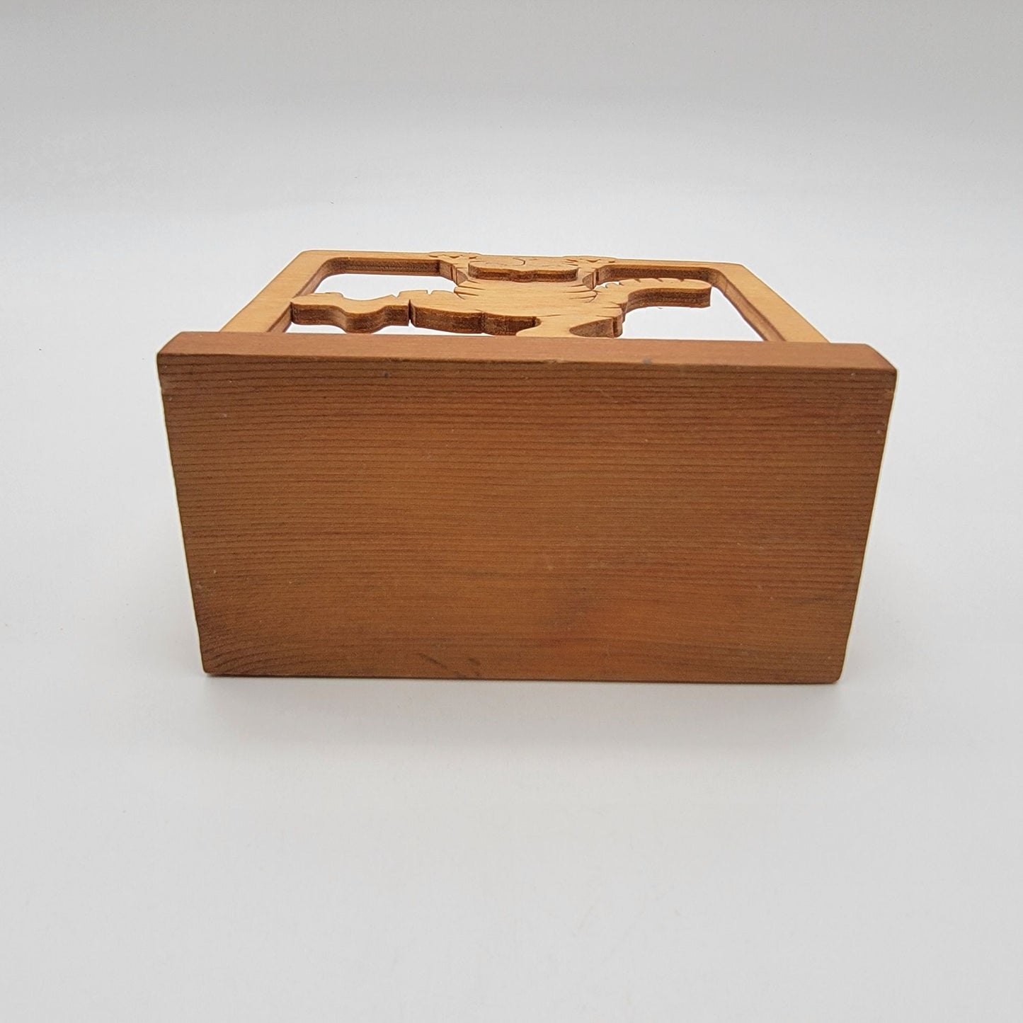 Wood Hanging Cat Napkin Holder