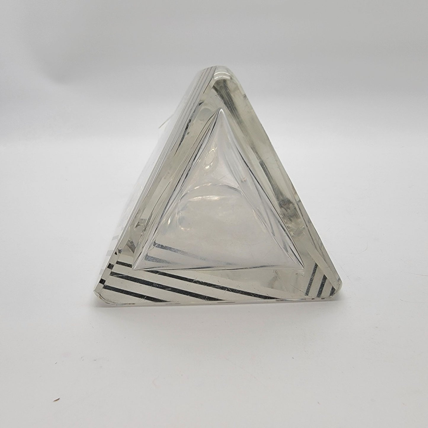 Karl Palda 1930s Art Deco Bohemian Crystal Decanter As Found