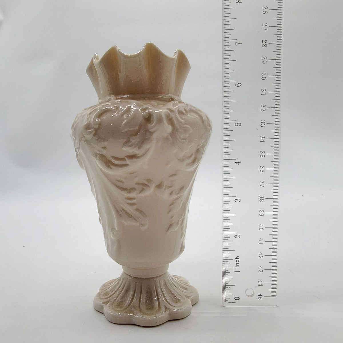 Belleek Rathmore Parian China Vase 3rd Green Mark Ireland