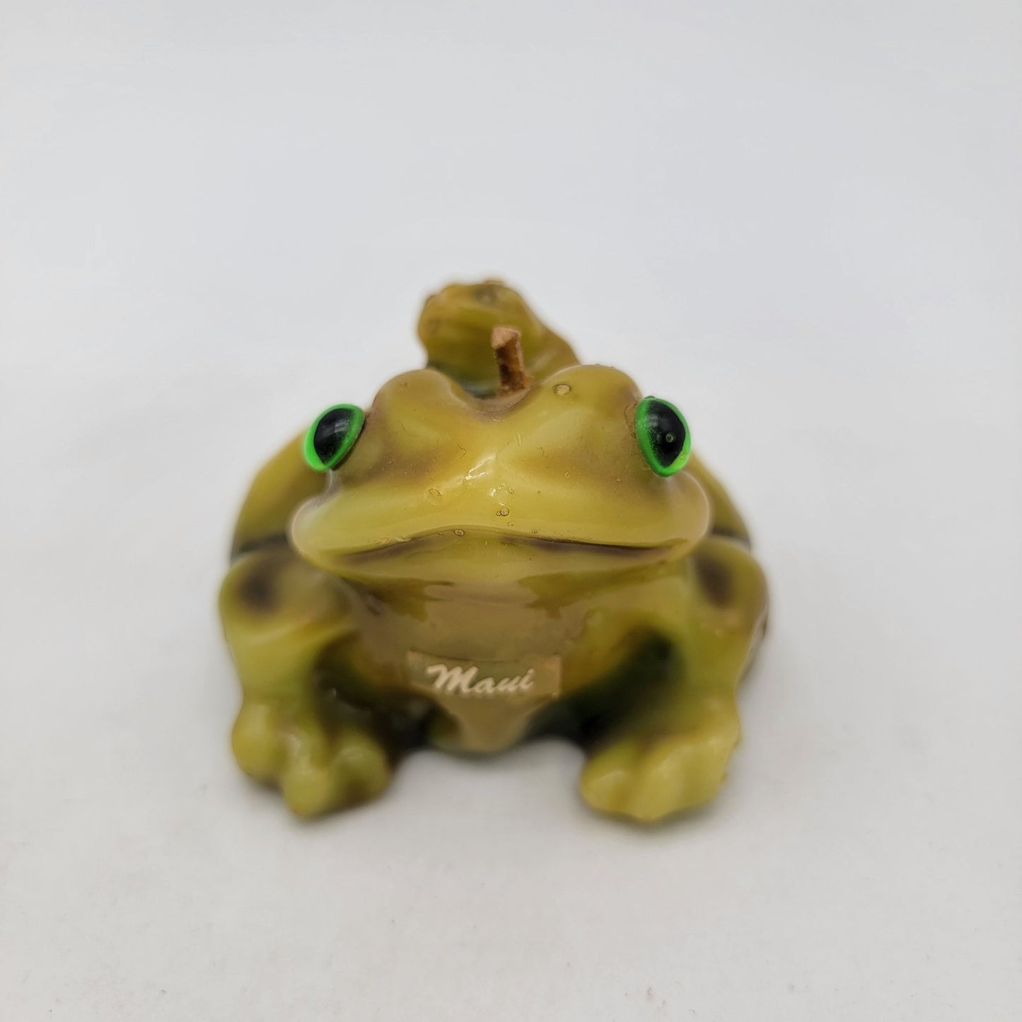 Vintage Frog Candle Mama & Baby Maui