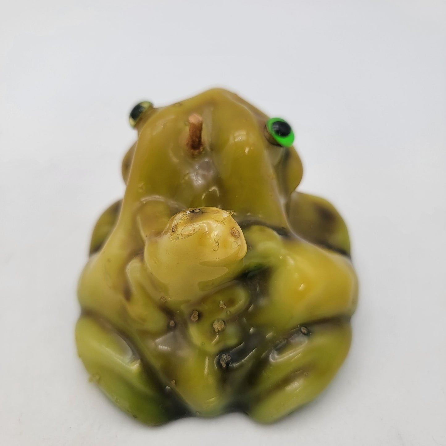 Vintage Frog Candle Mama & Baby Maui