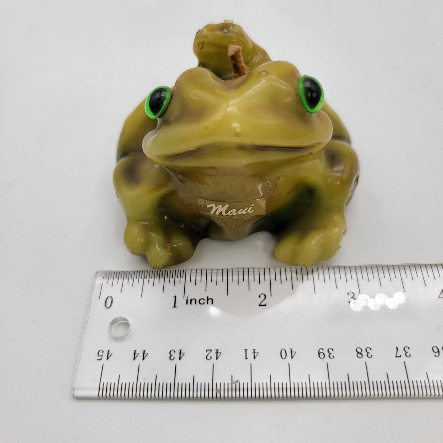 Vintage Frog Candle Mama & Baby Maui
