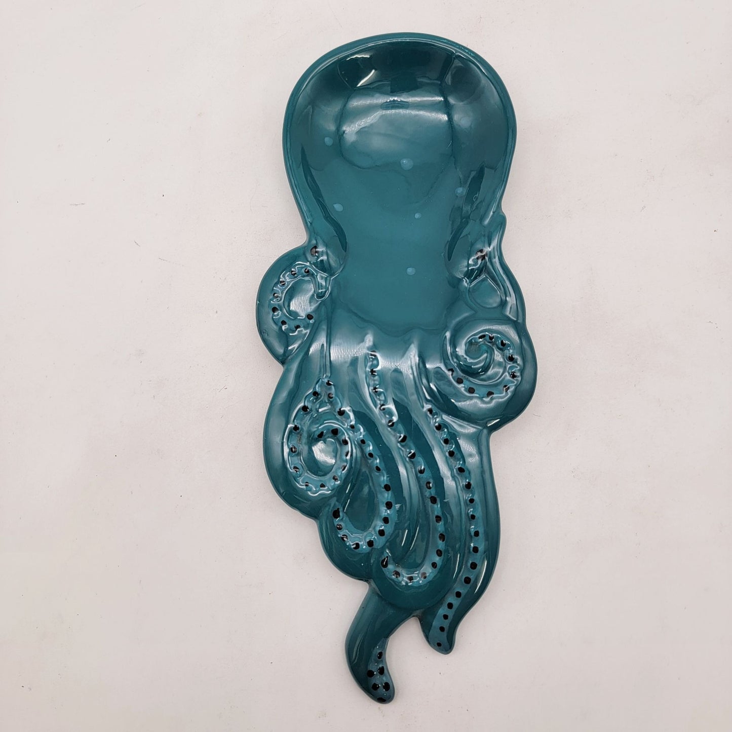 Boston Warehouse Blue Octopus Spoon Rest