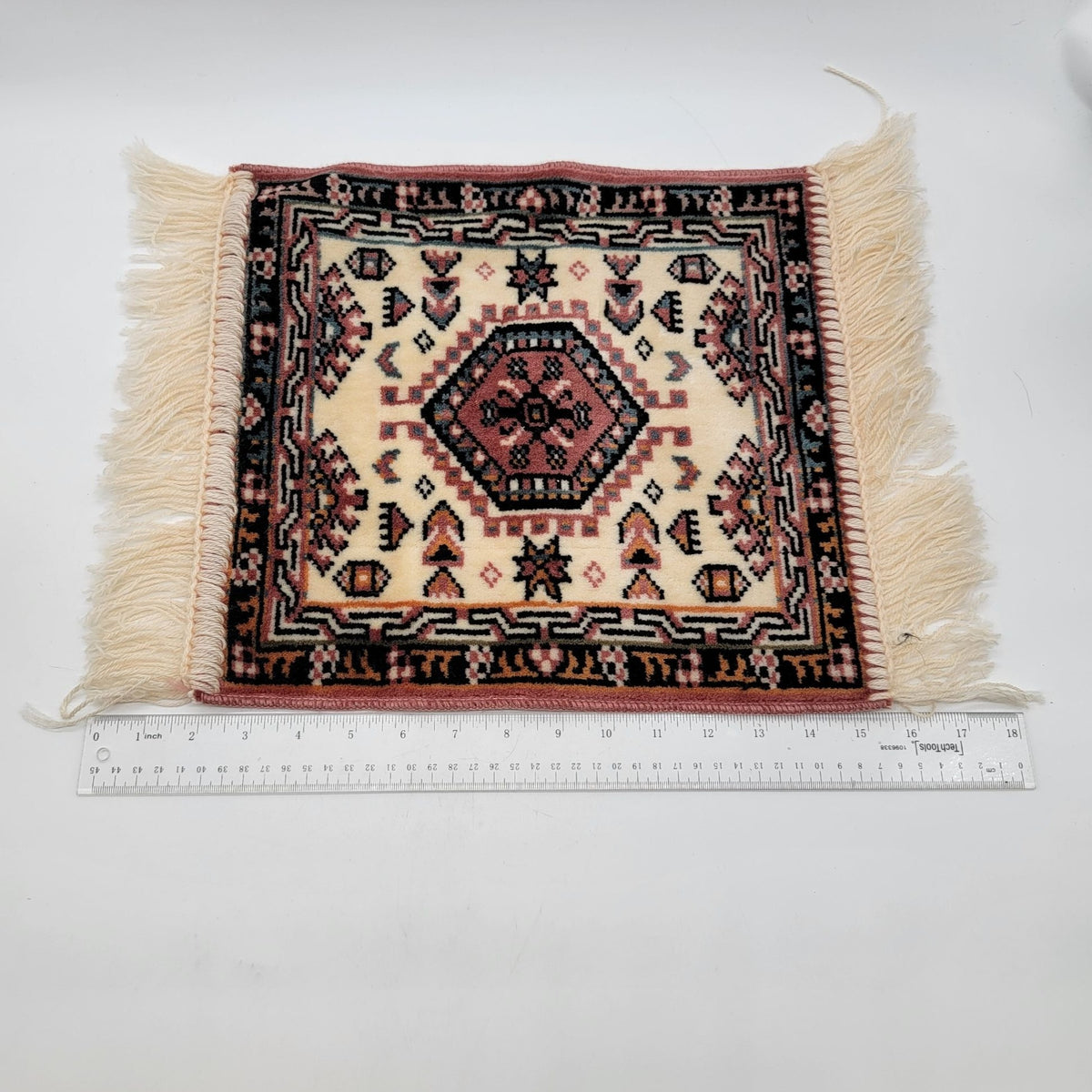 Vintage  Miniature Persian Rug Dollhouse Mini