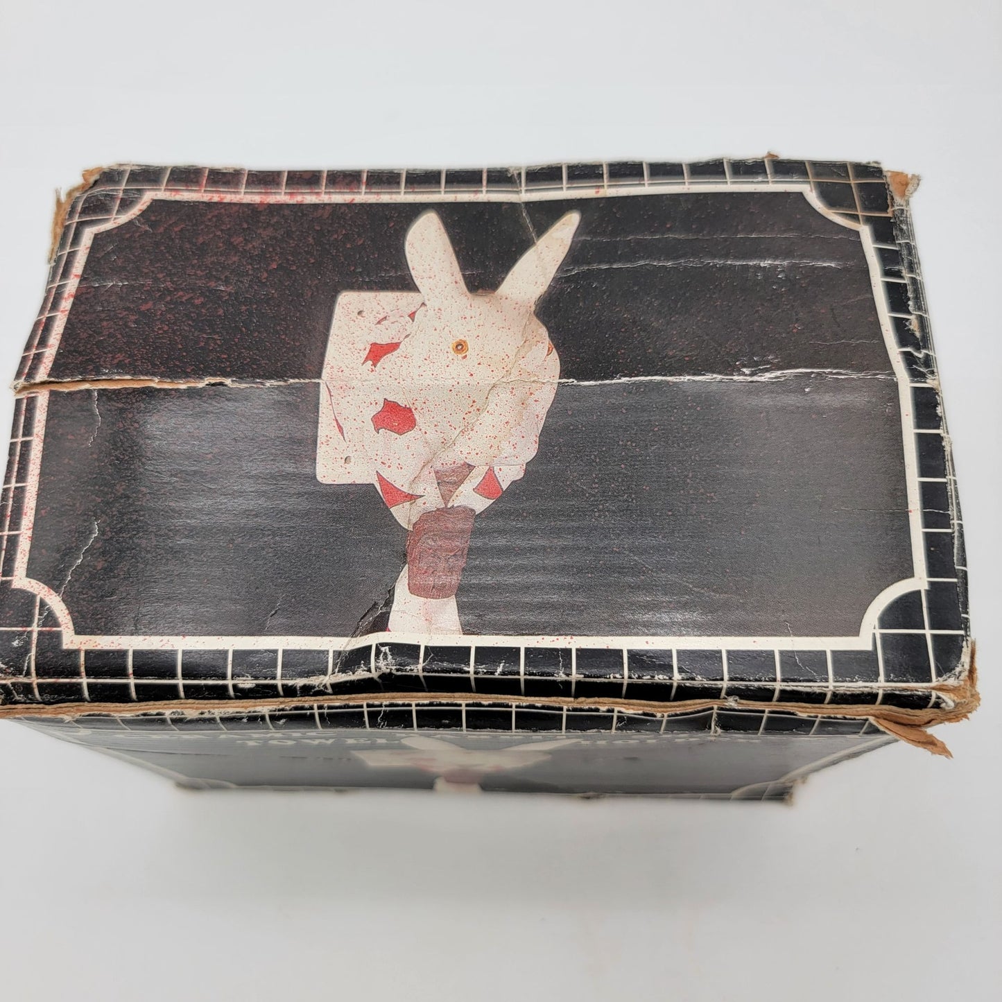 Vintage Ceramic Rabbit Wall Mount Towel Holder