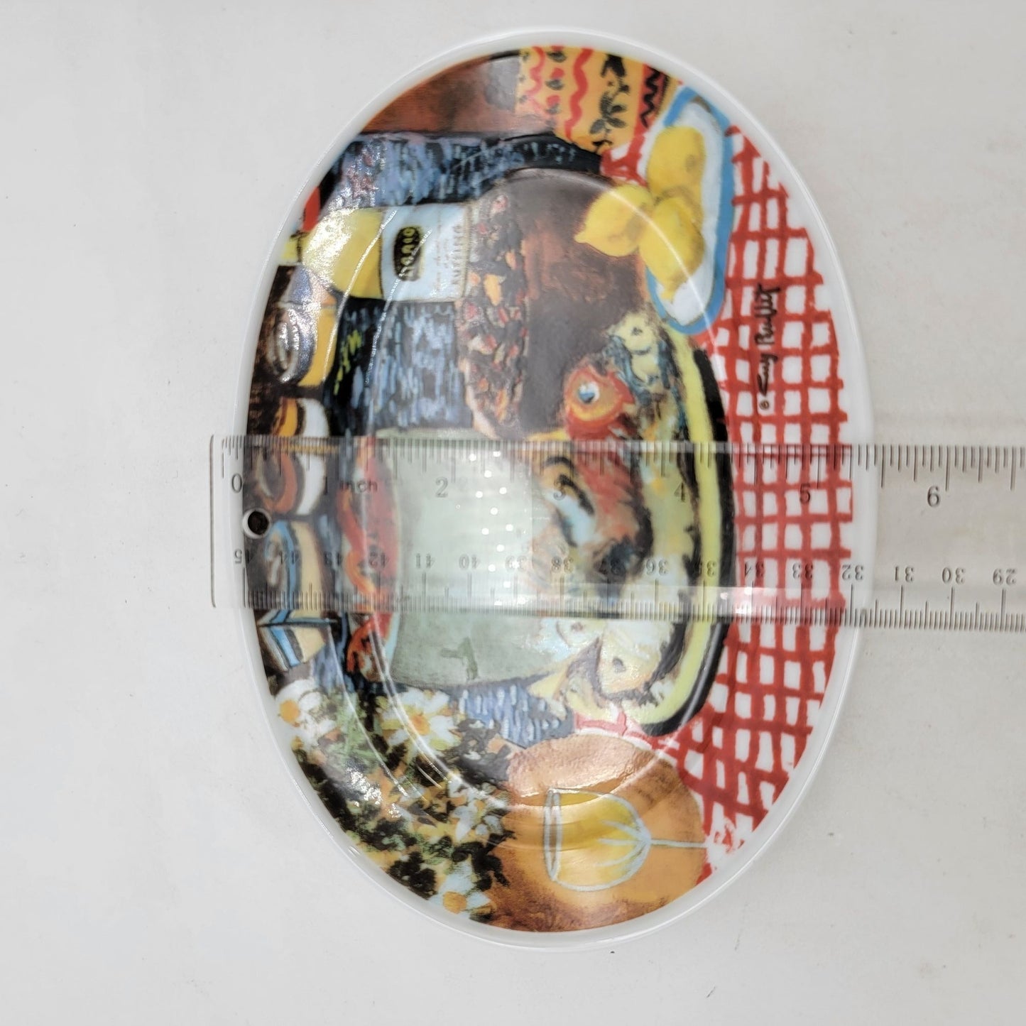 "La Buona Cucina" Guy Buffet Oval Plate Eschenbach Germany