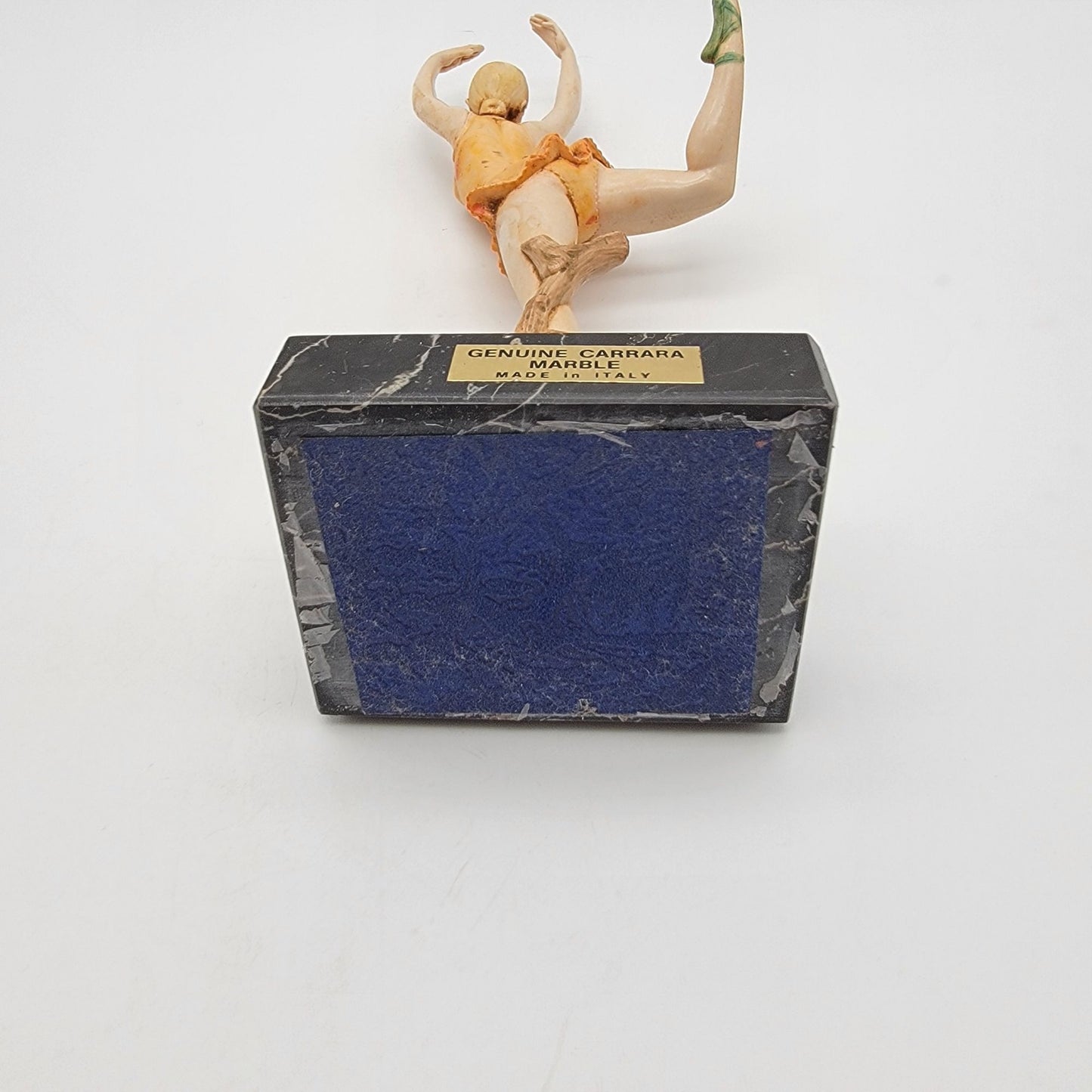 Vintage 1950's Simonelli Italian Ballerina On Carrara Marble Base