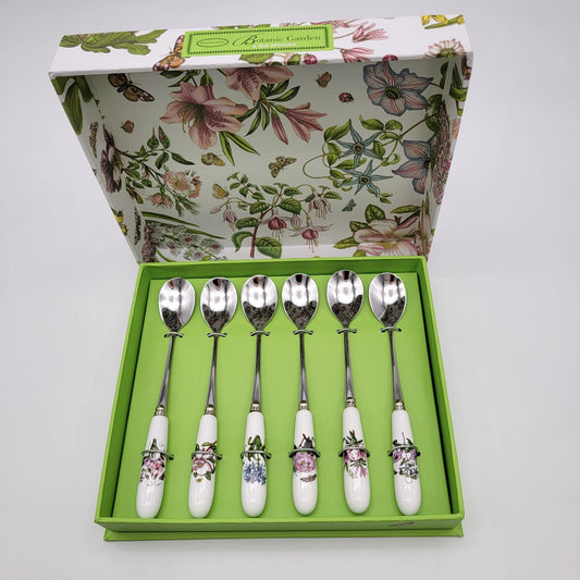 Portmeirion Botanic Garden Tea Spoons Set Of 6