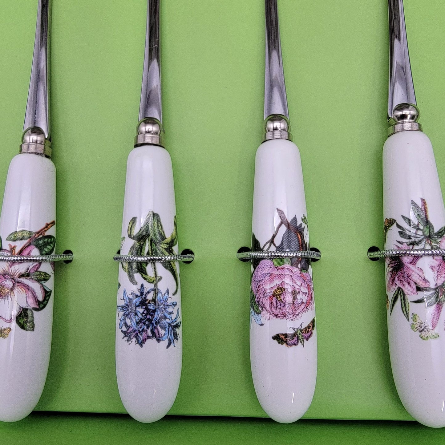 Portmeirion Botanic Garden Tea Spoons Set Of 6