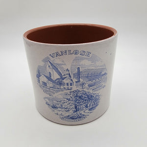 W Germany Inges Blomster Vanlose Pottery Crock Planter
