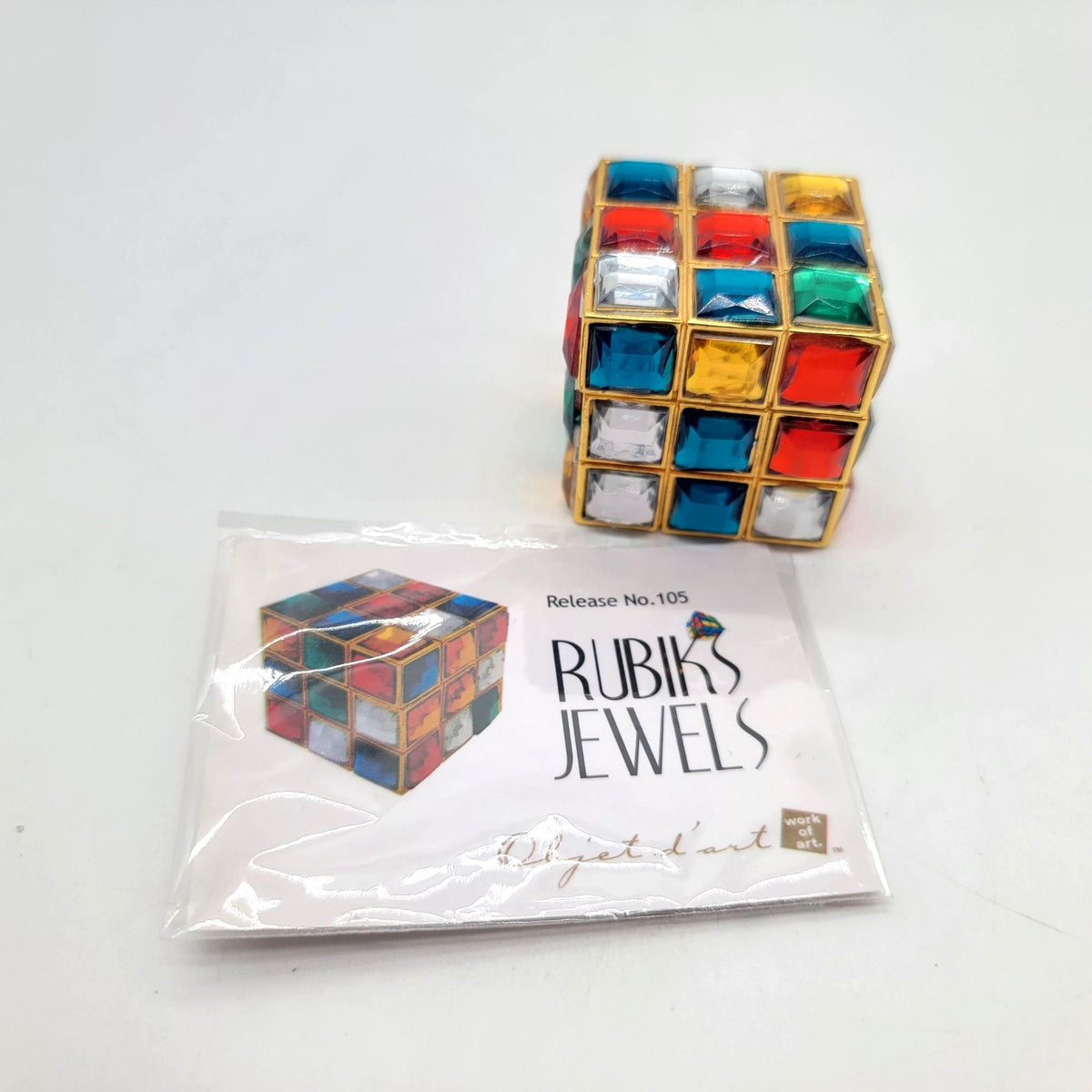 Objet D' Art Rubiks Jewels Trinket Box Artform No. 105