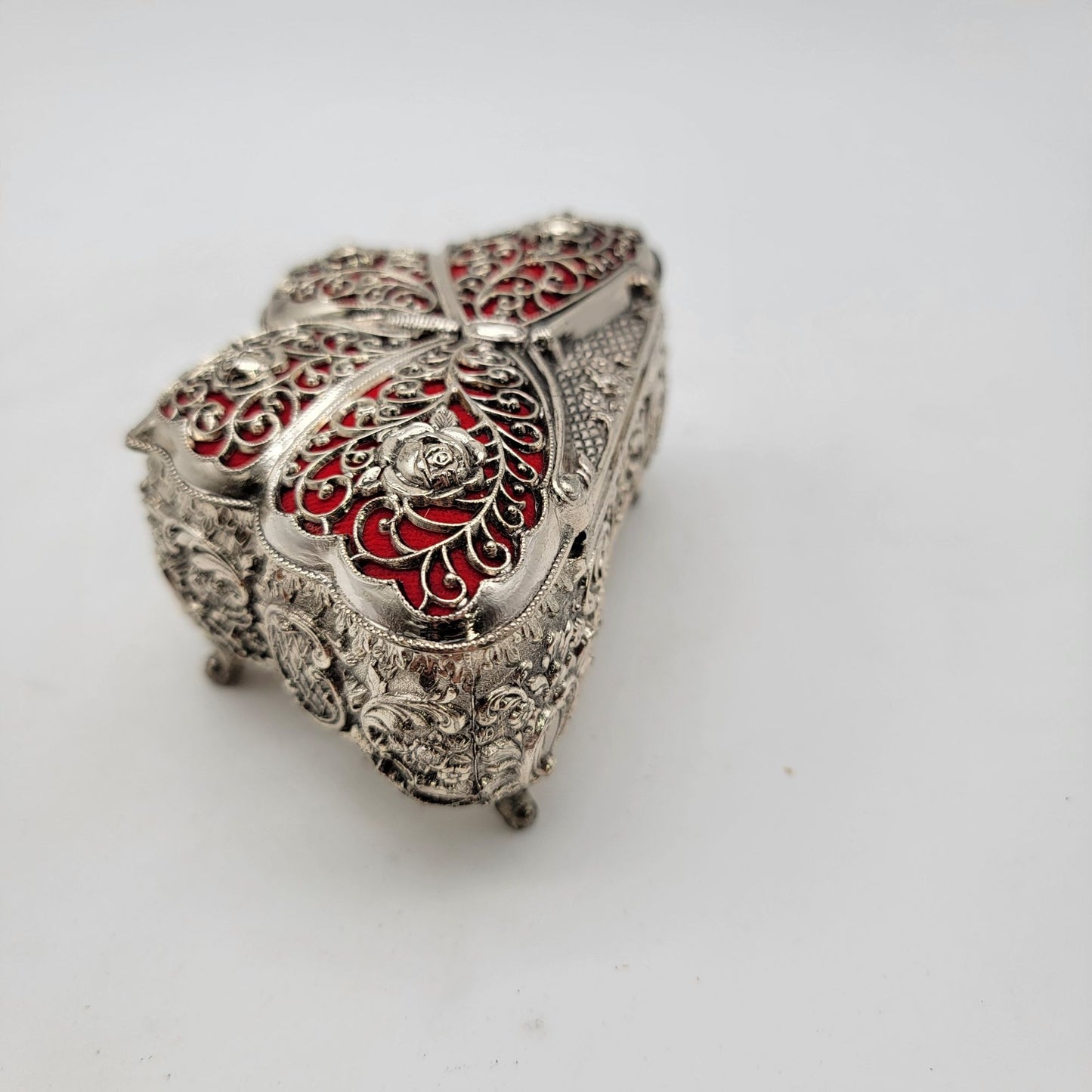 Ornate Butterfly Musical Trinket Box