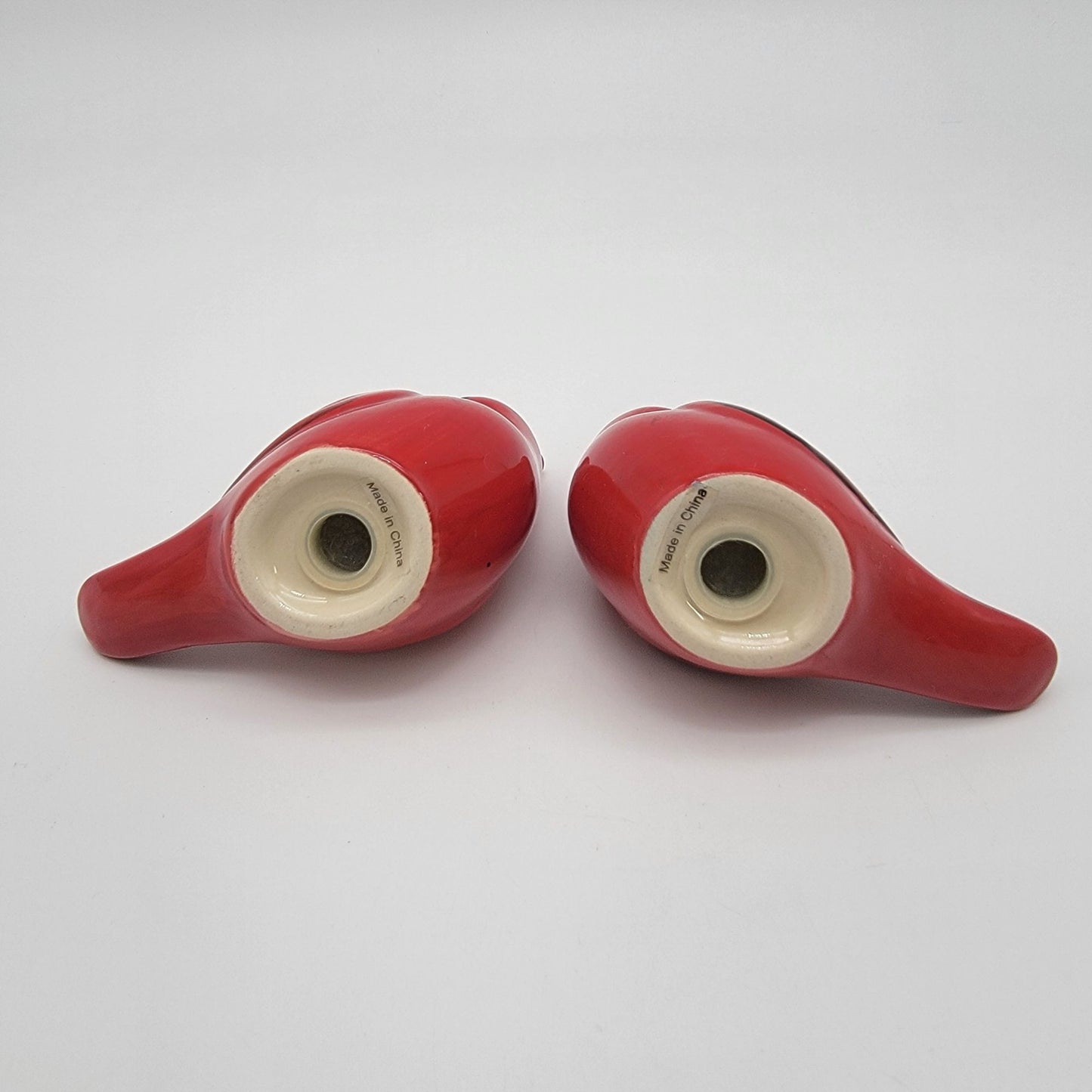 Red Cardinal Birds Salt & Pepper Shakers Set Of 2