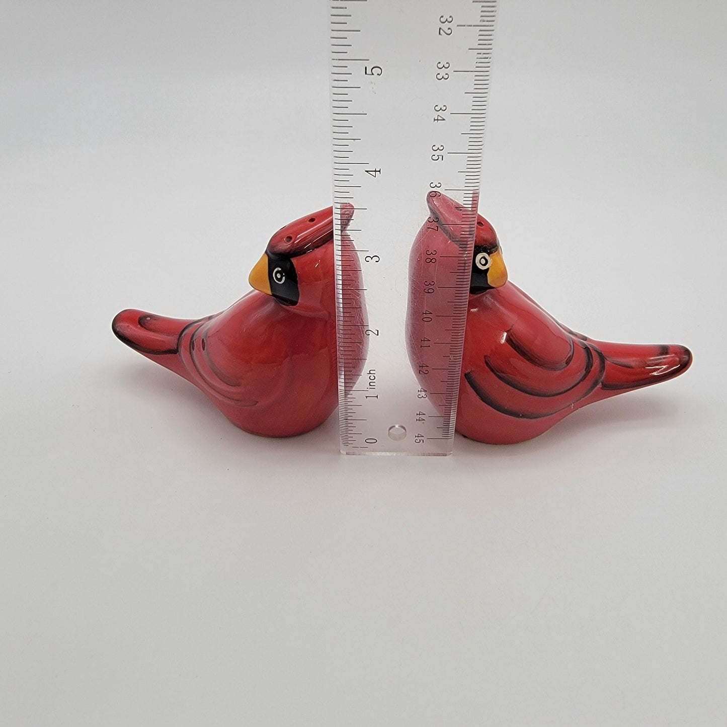 Red Cardinal Birds Salt & Pepper Shakers Set Of 2