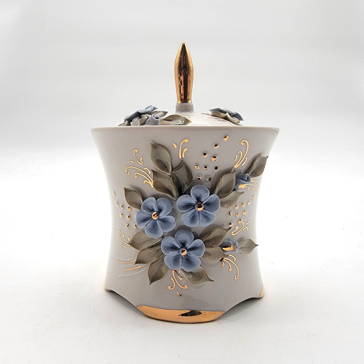1990s Vintage Fenix Russian Porcelain Jar