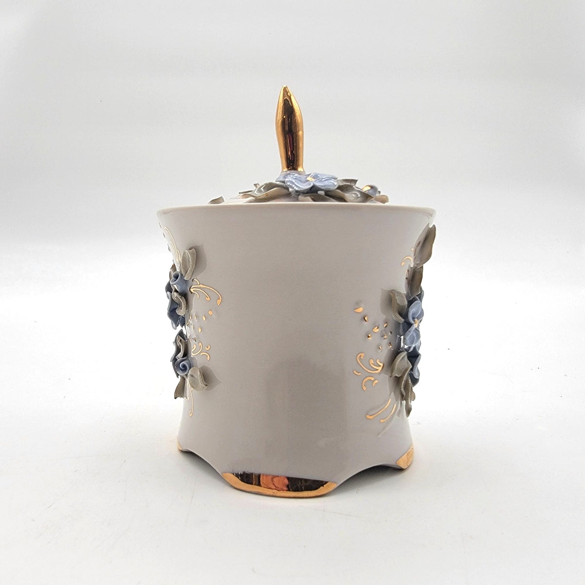 1990s Vintage Fenix Russian Porcelain Jar
