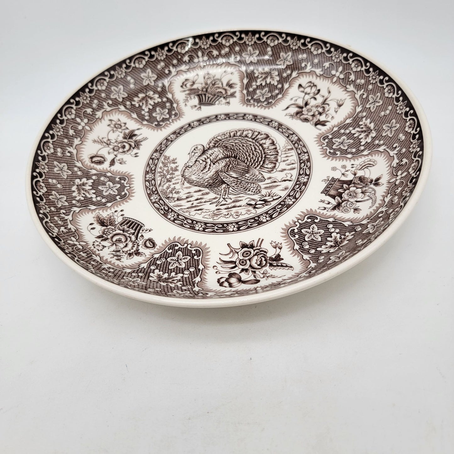 Spode England Turkey Festival Brown Plate  S3536 A5