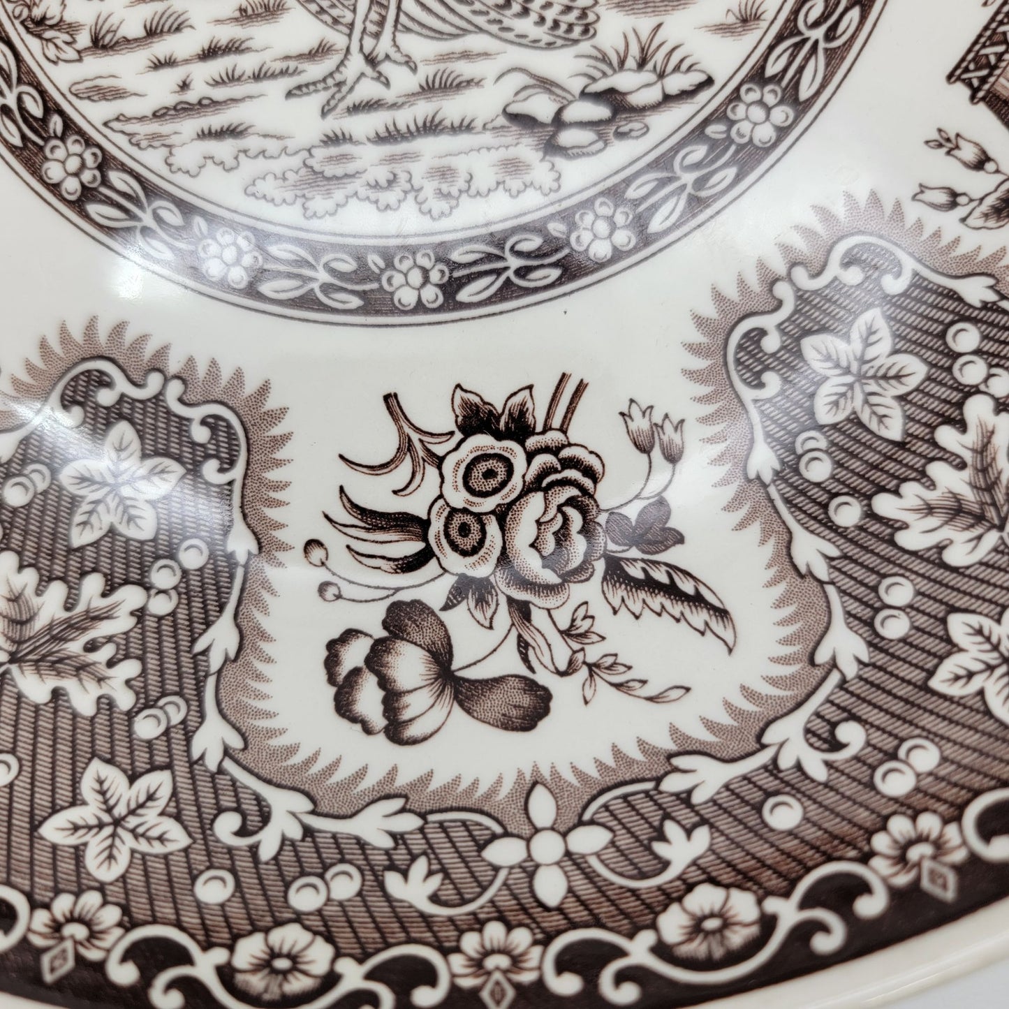 Spode England Turkey Festival Brown Plate  S3536 A5