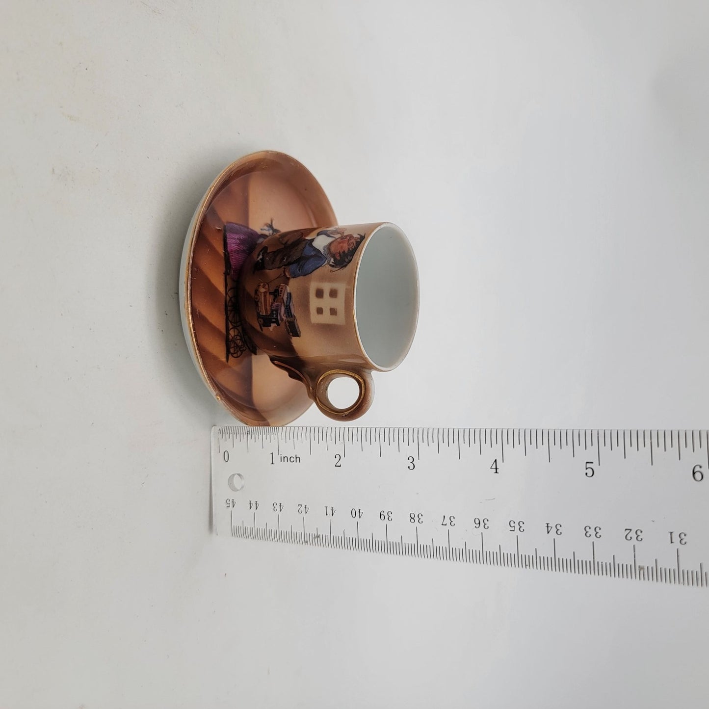 Vintage Hand Painted Small Porcelain Tea Set Nursery Rhymes?