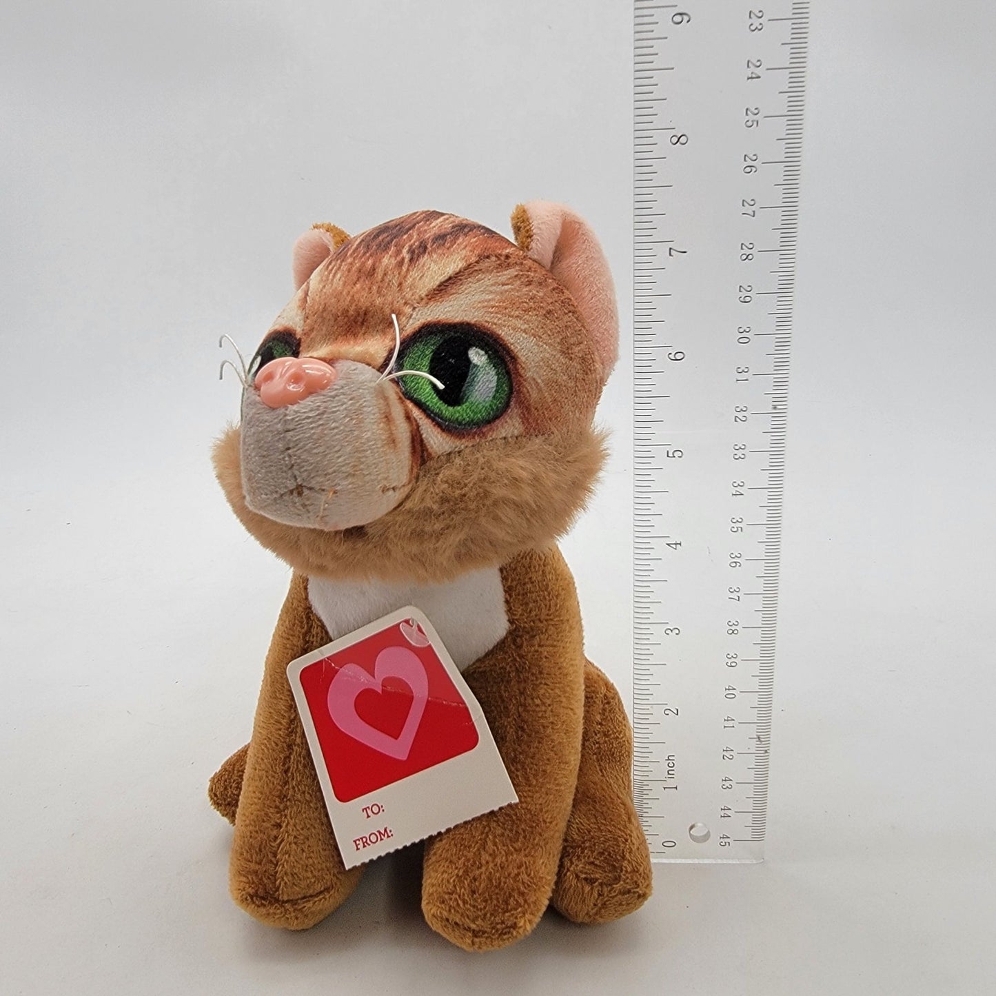 DanDee Collectors Choice Big Eyed Orange Tabby Cat Plush