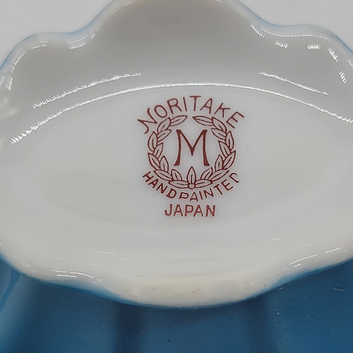 1920s Antique Noritake Footed Porcelain Dish