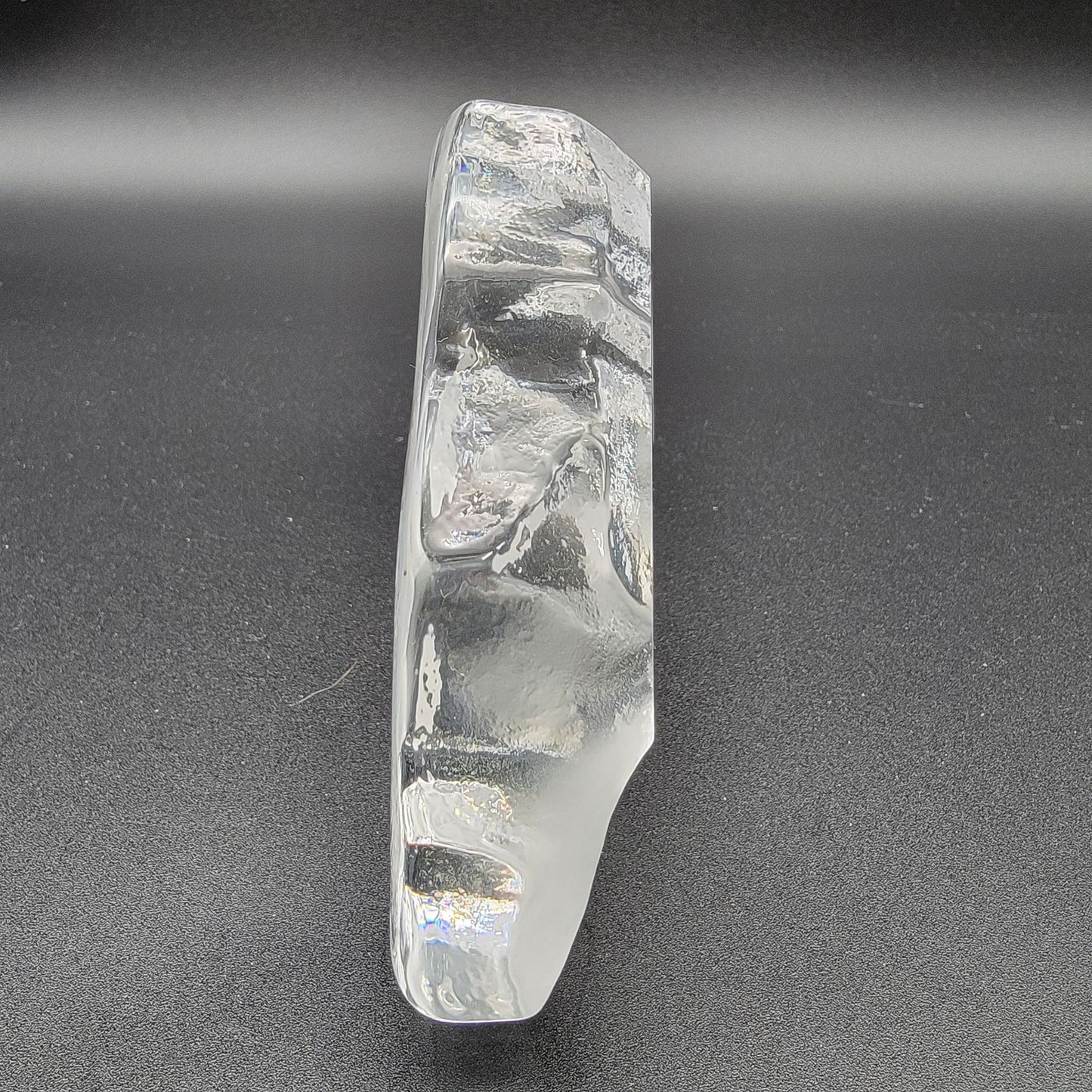 Mats Jonasson Crystal Sea Otter Paperweight Signed MJ Sweden 3563