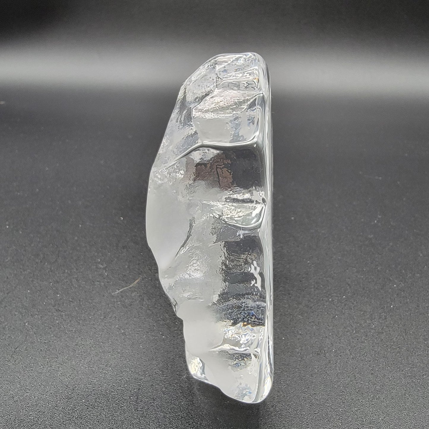 Mats Jonasson Crystal Sea Otter Paperweight Signed MJ Sweden 3563